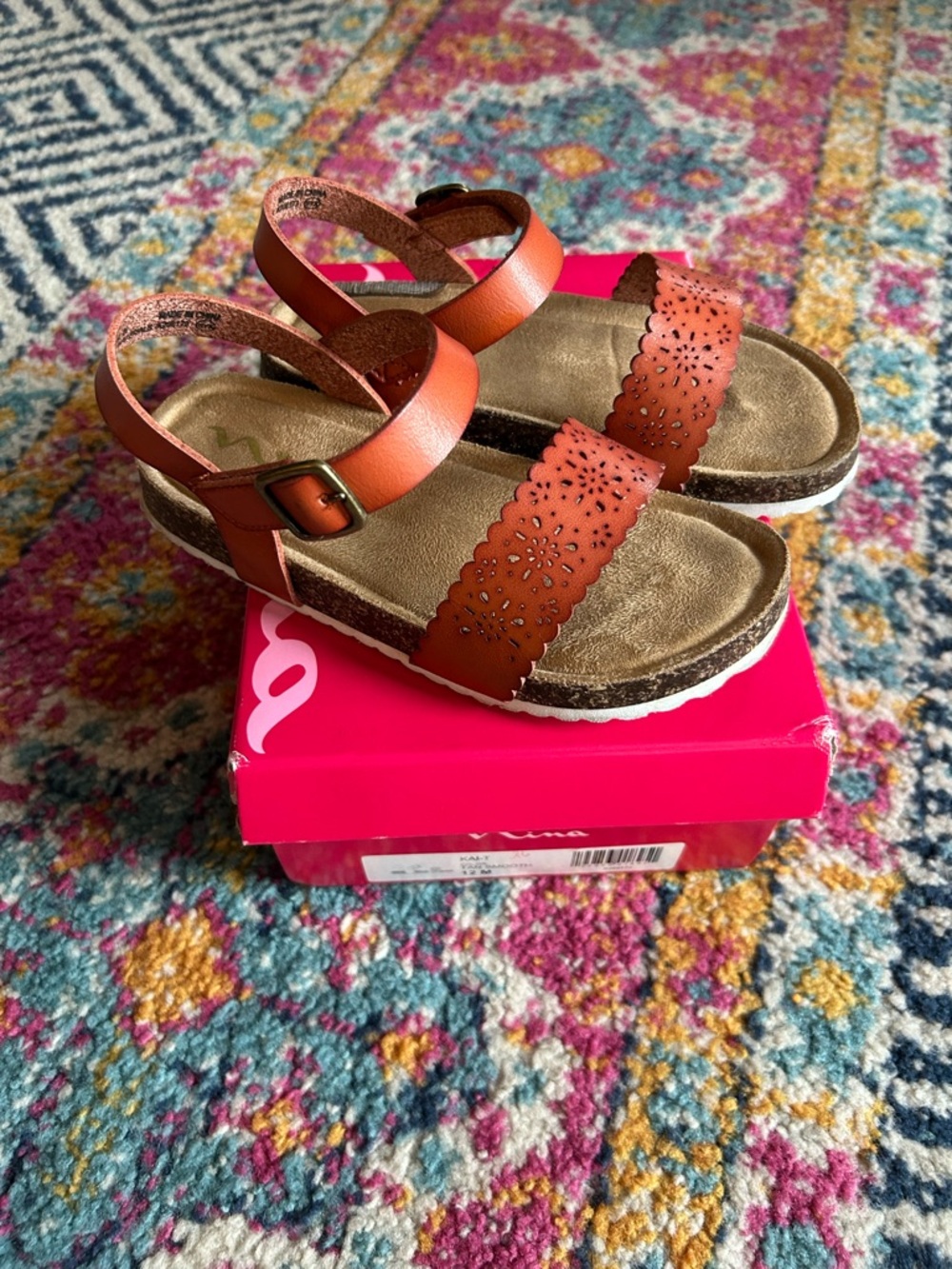 Nina girls brown sandals